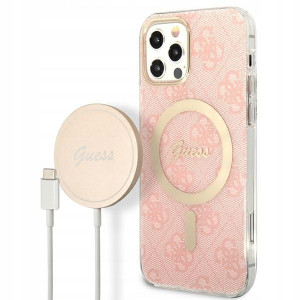 Zestaw Guess GUBPP12MH4EACSP Case+ Charger iPhone
