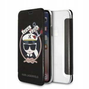 Karl Lagerfeld KLFLBKPXKSB iPhone X/Xs czarny/blac