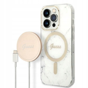 Zestaw Guess GUBPP14LHMEACSH Case+ Charger iPhone