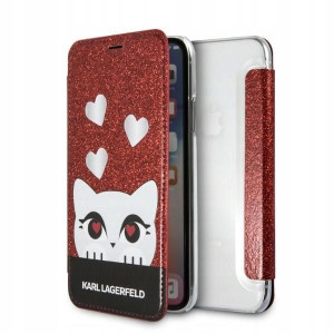 Karl Lagerfeld KLFLBKPXVDCRE iPhone X/XS red/czerw