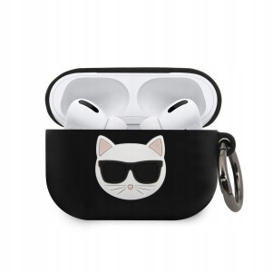 Karl Lagerfeld KLACAPSILCHBK AirPods Pro cover cza