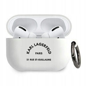Karl Lagerfeld KLACAPSILRSGWH AirPods Pro cover bi
