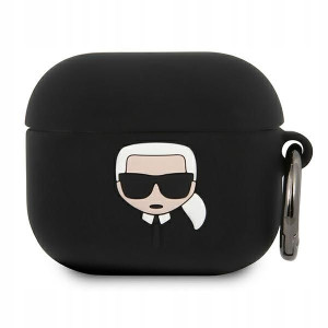 Karl Lagerfeld KLACA3SILKHBK AirPods 3 cover czarn