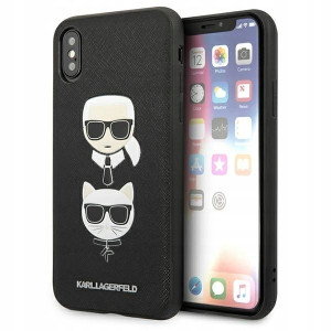 Karl Lagerfeld KLHCPXSAKICKCBK iPhone X/XS czarny/
