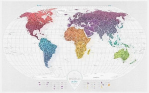 Mapa zdrapka - Travel Map Air World