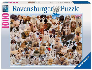 Ravensburger Puzzle 2D 1000 elementów: Psy 15633