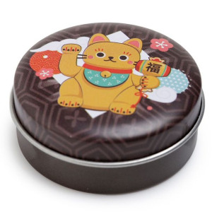 Balsam do ust w puszce Kot Maneki Neko - Apple Blossom
