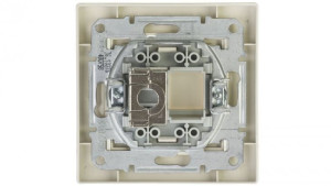 ASFORA Gniazdo komputerowe pojedyncze RJ45 kat.5e ekranowane EPH5000123