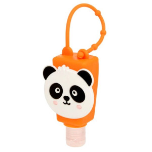 Żel do odkażania rąk w silikonowym etui - Panda