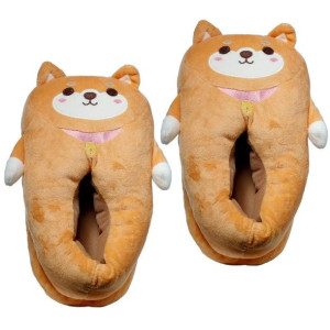 Kapcie ocieplane Pies Shiba inu