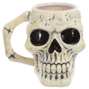 Kubek ceramiczny - Starożytna czaszka
