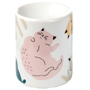Ceramiczny podgrzewacz olejków - Kocie życie