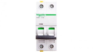 Wyłącznik nadprądowy 2P C 16A 6kA AC iC60N-C16-2 A9F04216