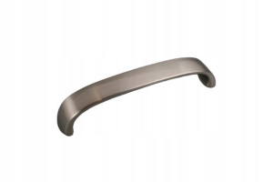 Uchwyt meblowy DN45 szlif/inox 128 mm
