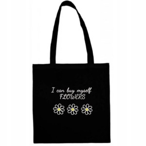 Torebka zakupowa NA UPOMINEK buy FLOWERS Kwiaty