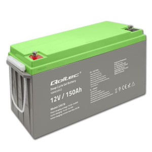 Akumulator żelowy Deep Cycle Qoltec 12V 150Ah