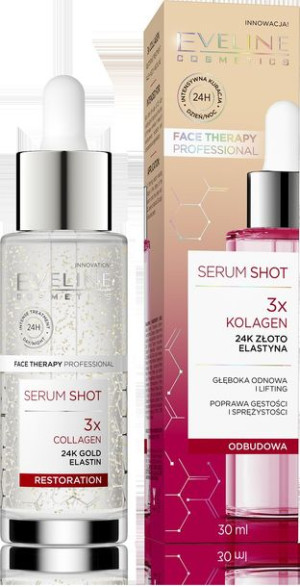 EVELINE Face Therapy Professional Serum odbudowujące Shot 3xKolagen 30ml