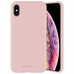 Mercury Silicone Samsung A42 5G A426 różowo-piasko