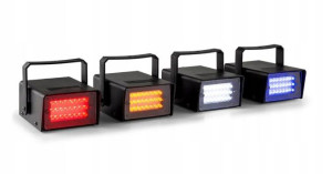 9538 Zestaw mini stroboskopów LED RGBW 4 sztuki