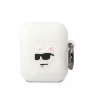 Karl Lagerfeld KLA2RUNCHH AirPods 1/2 cover biały/