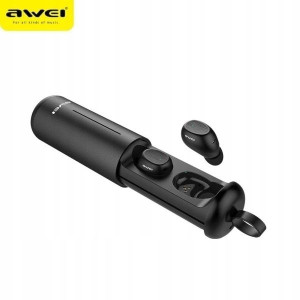 AWEI słuchawki Bluetooth 5.0 T55 TWS + stacja doku