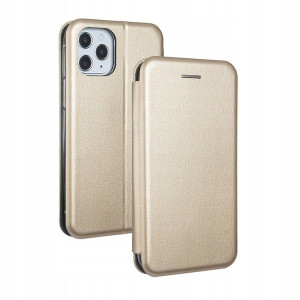 Beline Etui Book Magnetic iPhone 12 mini złoty/gol