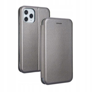 Beline Etui Book Magnetic iPhone 12 mini stalowy/s