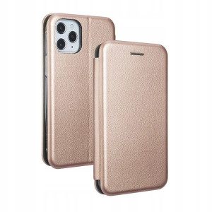Beline Etui Book Magnetic iPhone 12 mini różowo-zł