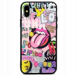 Etui Glass iPhone 6/6S wzór 2 (graffiti)