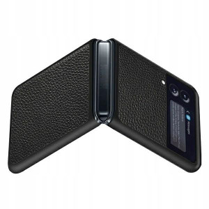 Beline Etui Leather Case Samsung Z Flip 3 czarny/b