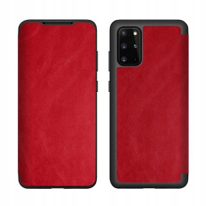 Beline etui Leather Book Samsung S20+ G985 czerwon