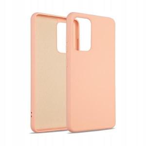 Beline Etui Silicone Samsung A42 5G A426 różowo-zł