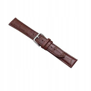 Beline pasek Watch 20mm Croco brązowy/brown