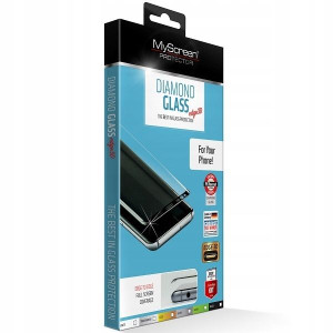 MS Diamond Glass Edge 3D One Plus 8 czarny/black,