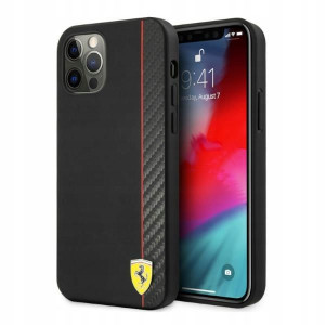 Ferrari FESAXHCP12MBK iPhone 12/12 Pro 6,1" c