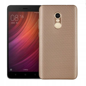 Etui Carbon Fiber Xiaomi Note 4/4X złoty /gold