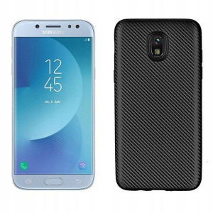 Etui Carbon Fiber Samsung J610 J6 Plus 2018 czarny