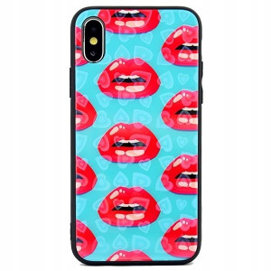Etui Hearts Glass iPhone 7/8 wzór 3 SE 2020 / SE 2