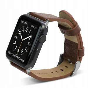 Pasek X-Doria Lux Apple Watch 42/45mm brązowy/brow
