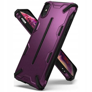 Ringke Dual X iPhone Xs Max purpurowy /metalic pur
