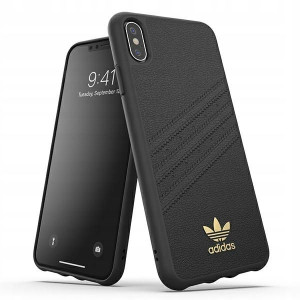 Adidas OR Moulded Case PU iPhone XS Max czarny/bla