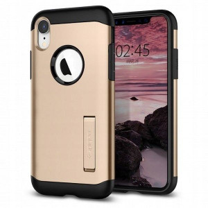 Spigen Slim Armor iPhone Xr champagne 064CS25144
