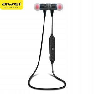 AWEI słuchawki sportowe Bluetooth A920BL czarny/bl