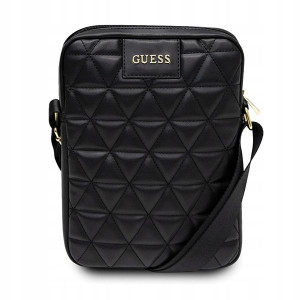 Guess Torba GUTB10QLBK 10" czarna/black Quilt