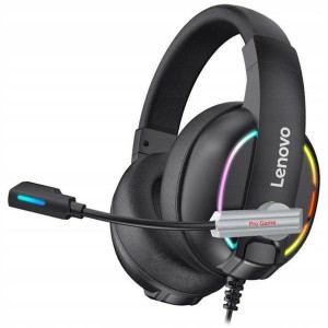 Słuchawki nauszne Lenovo HU75 gaming czarny/black