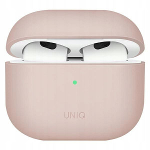 UNIQ etui Lino AirPods 3 gen. Silicone różowy/blus