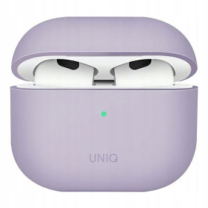 UNIQ etui Lino AirPods 3 gen. Silicone lawendowy/l