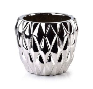 Basile Silver Doniczka 13xh13cm