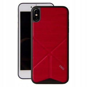 UNIQ etui Transforma Ligne iPhone X/Xs czerwony/fi