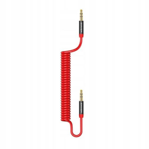USAMS Adapter Spring audio jack 3,5mm -3,5mm 1,2m